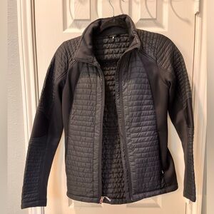 Lightweight Moto Puffer Jacket, Black